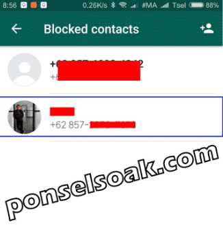 Cara Blokir Kontak Whatsapp 12