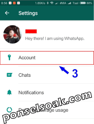 Cara Blokir Kontak Whatsapp 9