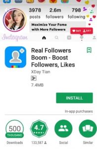 Real Follower Boom 5