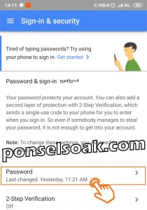 Cara Mengganti Merubah Password Gmail 21