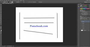 Membuat Garis Di Photoshop Dengan Line Tool 4