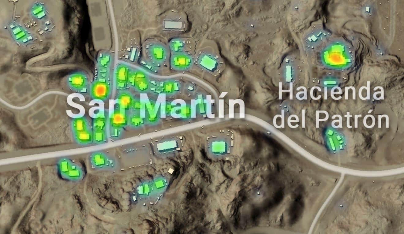 Peta San Martin di Miramar PUBG Mobile