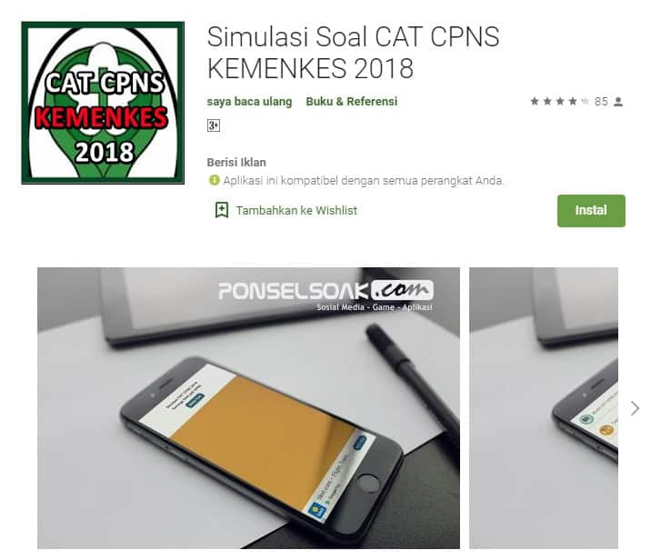 Simulasi Soal Cat CPNS Kemenkes 2018