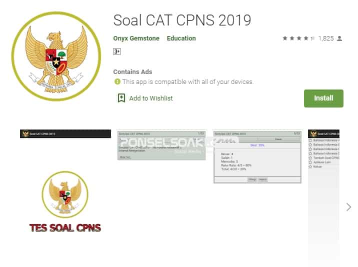 Soal CAT CPNS 2019