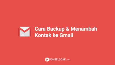 Cara Backup Menambah Kontak ke Gmail